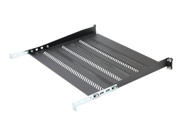KatLink TN-19-350-1U-BK - Rack-hylle - svart, RAL 9005 - 1U - 19"