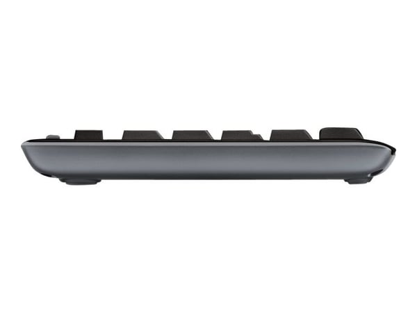 Logitech MK270, Täysikokoinen (100 %), Langaton, Langaton RF, Musta, Sisältää hiiren