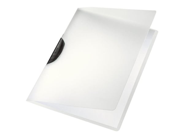 Leitz ColorClip - Klipsfil - for A4 (210 x 297 mm) - kapasitet: 30 ark - translucent med svart klips Leitz ColorClip - Klipsfil - for A4 (210 x 297 mm) - kapasitet: 30 ark - translucent med svart klips