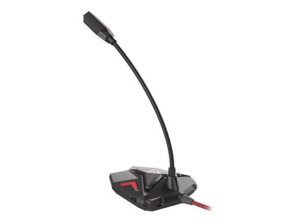 Natec Genesis Radium 100 - Mikrofon - USB - svart, rød