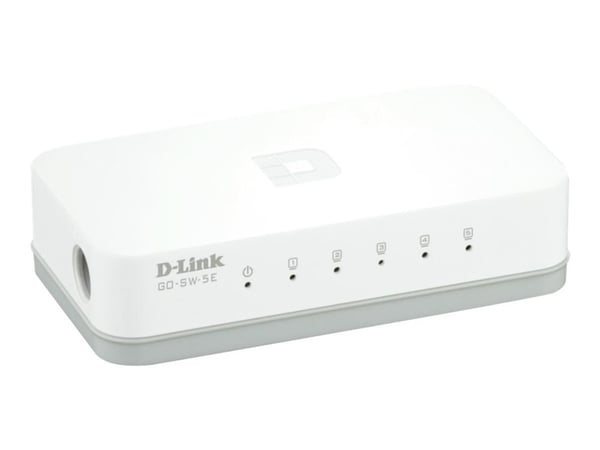 dlinkgo GO-SW-5E - Switch - 5 x 10/100 - stasjonær