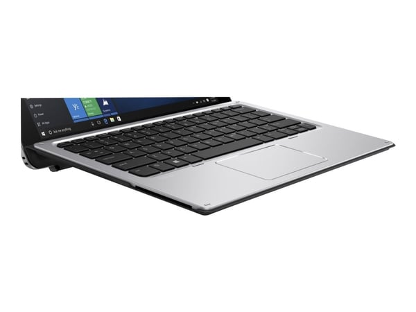 HP Advanced - Tastatur - med ClickPad, NFC - dokk - Storbritannia - mørk grå - for Elite x2 1012 G1, 1012 G2