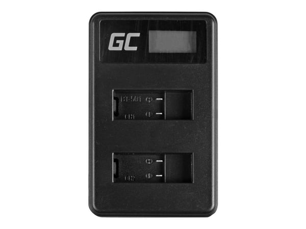 Green Cell - Batterilader - 2.5 watt - 0.6 A - svart - for GoPro HERO5; HERO6