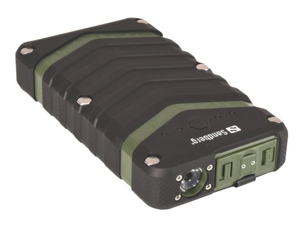 Sandberg Active Survivor Powerbank 20100 - Powerbank - 20100 mAh - 3.9 A - 2 output-stikforbindelser (USB)
