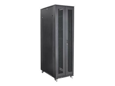 Startech 42U Server Rack Cabinet - 4-Post Adjustable Depth (5.9" to 36.4") IT Network Equipment Rack Enclosure with Casters - 2000lbs (RK4236BKB) -...