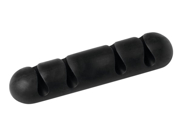 Durable Cavoline Clip 4, Kaapelinpidike, Vastaanotto, Muovi, Musta