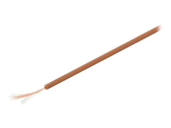 goobay - Bulkkabel - 0.14 mm² - 10 m - brun - tvinnad