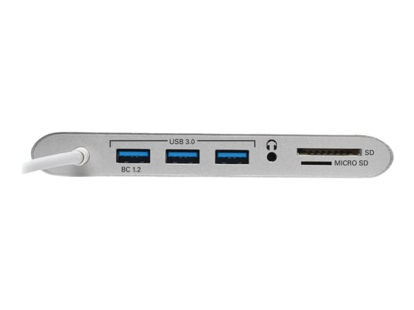 Eaton Tripp Lite Series USB C Docking Station 4K USB Hub USB 3.1 Gen 1 w/ USB-A, HDMI, VGA, mDP, Gigabit Ethernet, Mem Card, 3.5 mm & USB-C Charge ...