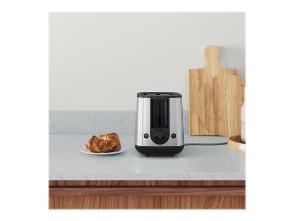 Electrolux Create 3 E3T1-3ST - Brødrister - 2 skive - 2 Spor - rustfritt stål
