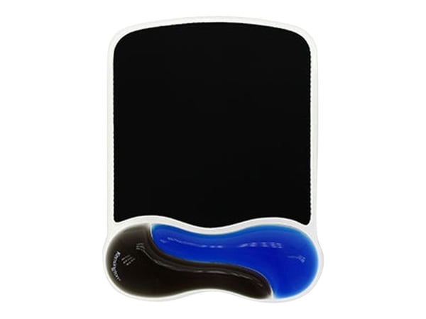 Kensington Duo Gel Mouse Pad Wrist Rest - Musematte med håndleddsstøtte - svart, blå - TAA-samsvar
