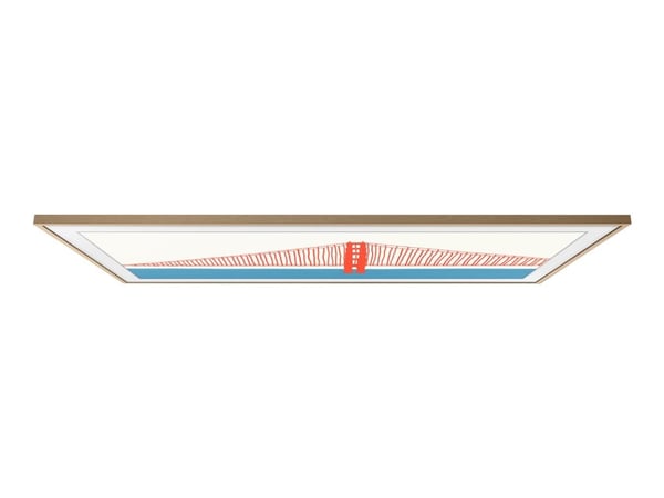 Samsung VG-SCFA50TK - Dekorativ ramme for TV - 50" - teak - for Samsung QE50LS03AAU, QN50LS03AAF