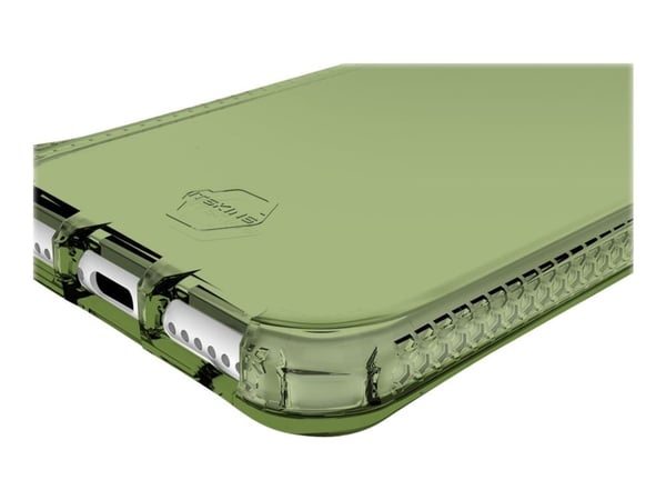 ITSKINS Spectrum Clear Antimicrobial - bakdeksel til mobiltelefon - termoplastisk polyuretan (TPU), Impacthane - klar, khaki - for Apple iPhone 6, ...