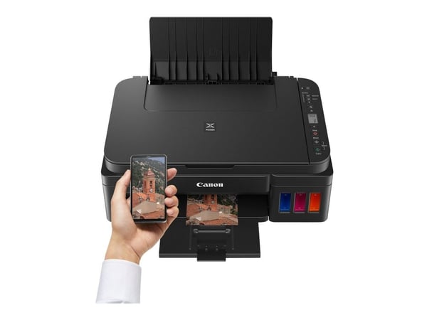 Canon PIXMA G3410 - Multifunksjonsskriver - farge - ink-jet - påfyllbar - 216 x 297 mm (original) - A4/Legal (medie) - opp til 8.8 ipm (trykking) -...