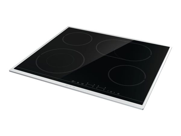 Gorenje ECT643BX - Keramisk komfyrtopp - 4 plater - Nisje - bredde: 56 cm - dybde: 49 cm - med pynt av rustfritt stål - svart