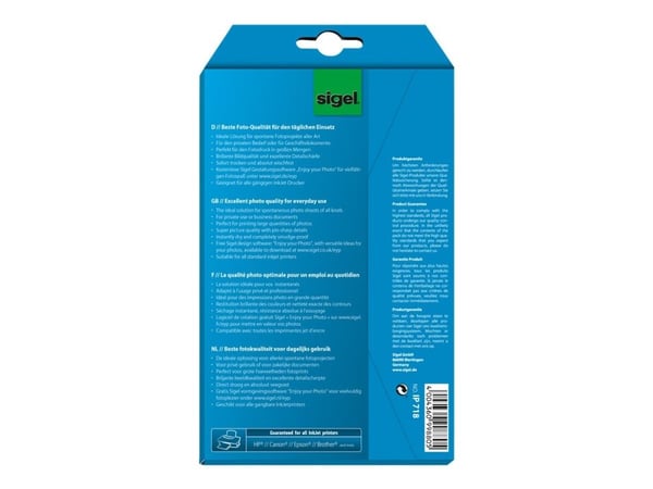 Sige Everyday IP718 - Høyblank - 100 x 150 mm - 200 g/m² - 24 ark fotopapir