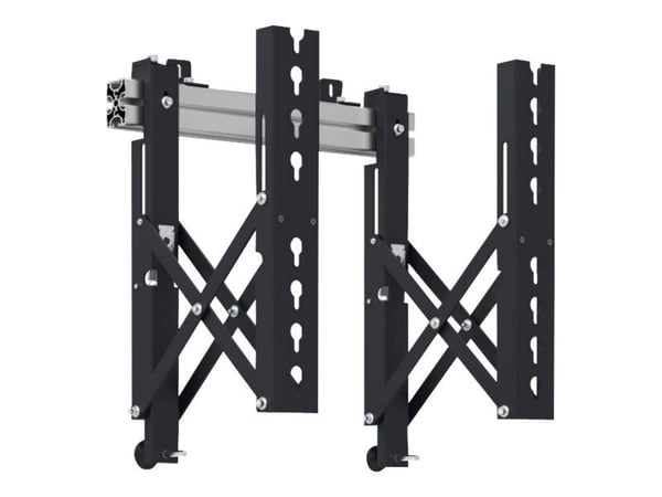 AG Neovo VWM-02 - Monteringskomponent (2 monteringsarmer) - for videovegg - stål - svart - skjermstørrelse: 42"-65" - monteringsgrensesnitt: inntil...