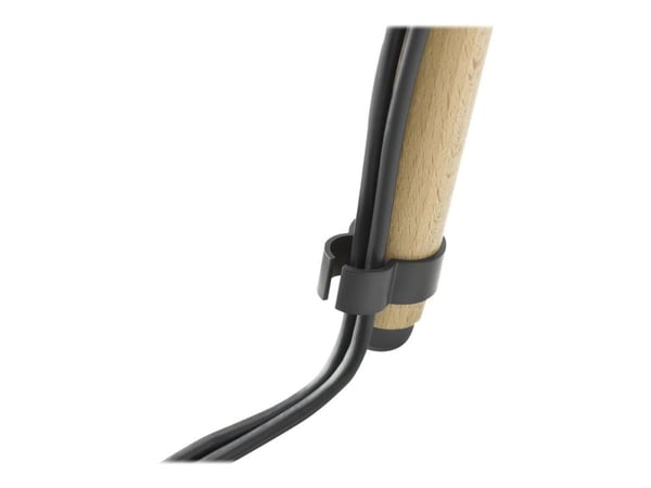 One For All WM 7472 - Stativ - tripod - for flatpanel - handmade wood - sølvgrå, ek - skjermstørrelse: 32"-65" - plassering på gulv
