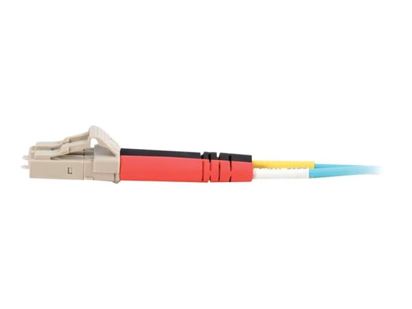 C2G LC-LC 10Gb 50/125 OM3 Duplex Multimode PVC Fiber Optic Cable (LSZH) - Nettverkskabel - LC multimodus (hann) til LC multimodus (hann) - 3 m - 3 ...