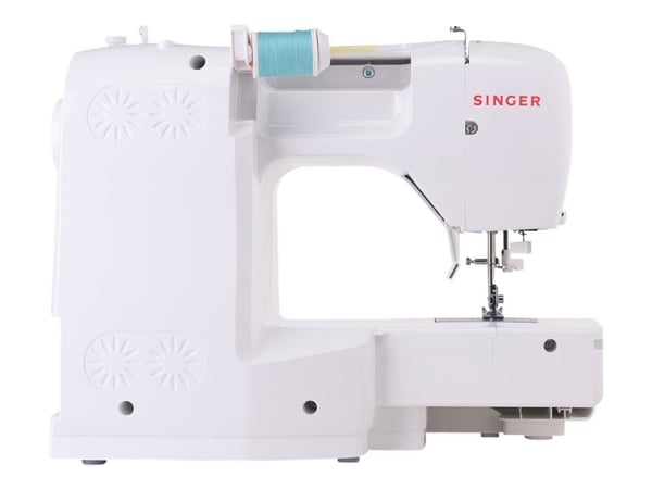 SINGER C5205-TQ, Sininen, Valkoinen, Automaattinen ompelukone, Ompelu, 1 Askel, LCD, Painikkeet, Kosketus