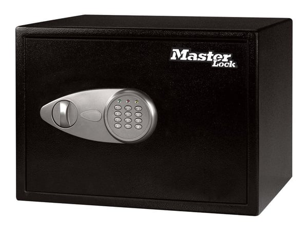 Master Lock Large No. X125ML - Pengeskab - solidt stål - grå, sortti