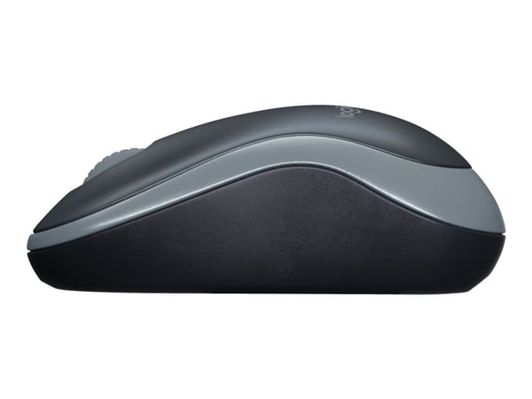 Logitech M185 - Mus - optisk - 3 knapper - trådløs - 2.4 GHz - USB trådløs mottaker - rask grå