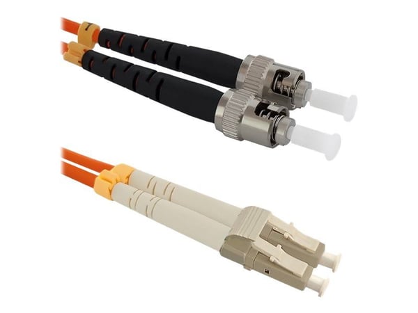 Qoltec - Koblingskabel - LC/UPC-multimodus (hann) til FC/UPC-multimodus (hann) - 5 m - fiberoptisk - dupleks - 50 / 125 mikroner - OM2 - halogenfri...