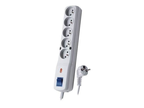 LESTAR LF-530WA 5+ 3L G-A K.SZ - Ylijännitesuoja - AC 230 V - 2300 wattia - lähtöliittimet: 5 - 5 m kaapeli LESTAR LF-530WA 5+ 3L G-A K.SZ - Ylijännitesuoja - AC 230 V - 2300 wattia - lähtöliittimet: 5 - 5 m kaapeli