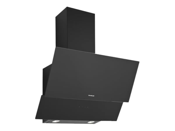 SILVERLINE Optima SL 3420-60 SR - Panser - skorsteinvinklet - bredde: 59.6 cm - dybde: 38.6 cm - ekstraksjon og resirkulasjon (-) - uten motor - svart
