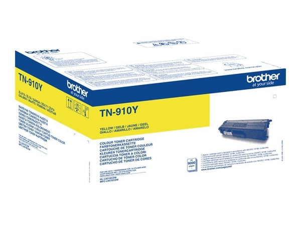 Brother TN-910Y, 9000 sivua, Keltainen, 1 kpl