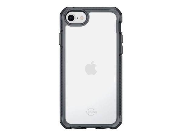ITSKINS SupremeClear, Suojus, Apple, iPhone 6/6S/7/8/SE (2020), 11,9 cm (4.7"), Musta, Läpinäkyvä