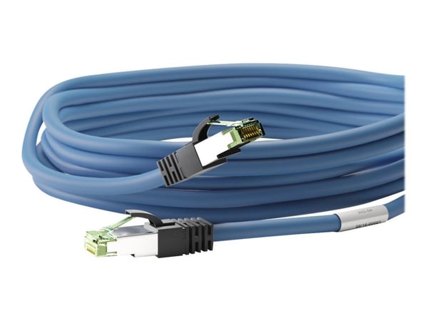 goobay - Koblingskabel - RJ-45 (hann) til RJ-45 (hann) - 3 m - SFTP, PiMF - CAT 8.1 - formstøpt - blå