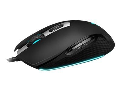 Rapoo VPRO V210 - Mus - ergonomisk - høyrehendt - optisk - 6 knapper - kablet - USB - svart Rapoo VPRO V210 - Mus - ergonomisk - høyrehendt - optisk - 6 knapper - kablet - USB - svart