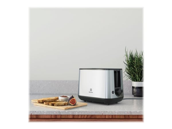 Electrolux Create 3 E3T1-3ST - Brødrister - 2 skive - 2 Spor - rustfritt stål