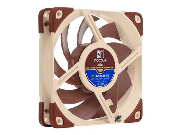 Noctua NF-A12x25 5V - Sisäosa tuulettimella - 120 mm