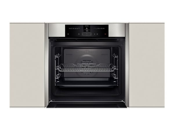 Neff N 70 B15CR22N1 - Ovn - innebygd - fordypning - bredde: 56 cm - dybde: 55 cm - høyde: 58.5 cm - med selvrens - Klasse A+ - rustfritt stål