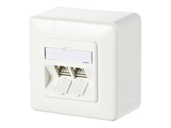 BTR NETCOM 130B11D20002-E, RJ-45, 6a, Valkoinen