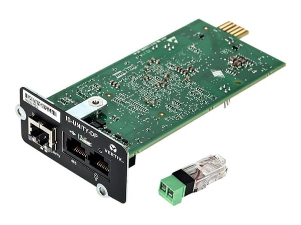 Liebert Intellislot Unity Card - Adapter for fjernstyrt administrasjon - RS-485, BACnet, Modbus, 100Mb LAN - 100Base-TX - for APM Battery Circuit B...