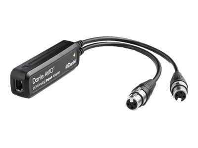 Audinate Dante AVIO 2Ch Analog Input Adapter - Dante lydinngangsendepunkt