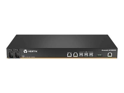 Avocent ACS 8000 Serial Console ACS8016MDAC - Konsolserver - 16 portar - 1GbE, RS-232, RS-422, RS-485 - analoga portar: 1 - 1U - kan monteras i rack