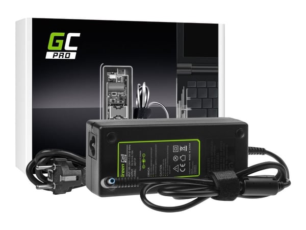 Green Cell PRO - Strømadapter - AC - 120 watt - svart - for OMEN by HP Laptop 15, 17; HP ENVY Laptop 15, 17