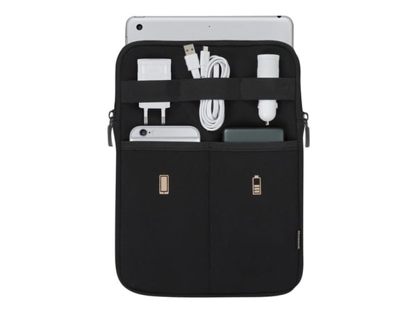 Riva Case Antishock 5617 Travel Organizer - Eske for nettbrett - neopren - mørkesvart - 10.1"