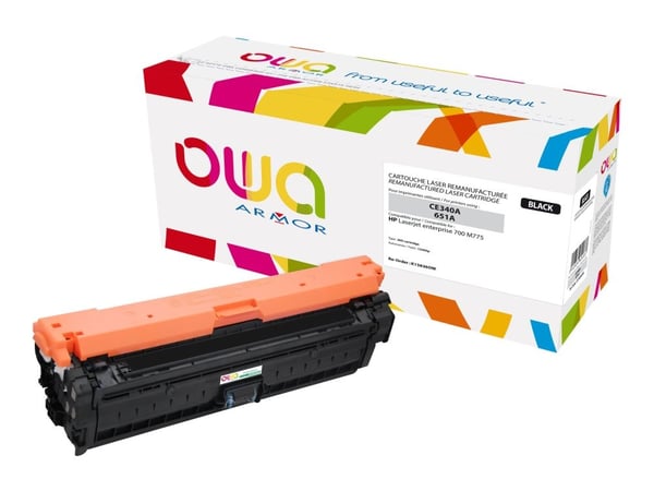 OWA Toner yhteensopiva HP CE340A (13500 p.) mustan kanssa