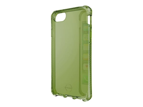 ITSKINS Spectrum Clear Antimicrobial - bakdeksel til mobiltelefon - termoplastisk polyuretan (TPU), Impacthane - klar, khaki - for Apple iPhone 6, ...