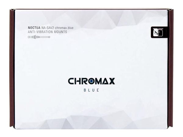 Noctua chromax NA-SAV2 - Vibrasjonsabsorberingssett for systemvifte - chromax.blue
