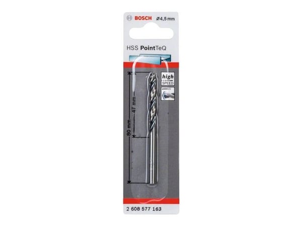 Bosch PointTeQ - Bor - for metall - bor - 4.5 mm - lengde: 80 mm