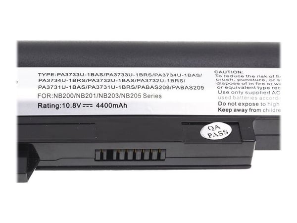 Green Cell - Batteri til bærbar PC (tilsvarer: Toshiba PA3832U-1BRS, Toshiba PA3831U-1BRS) - litiumion - 6-cellers - 4400 mAh - svart - for Dynaboo...