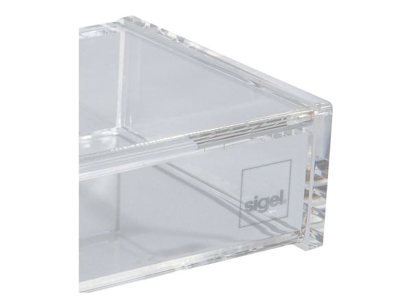 Sigel - Kortfil - for 90 x 58 mm - kapasitet: 80 kort - blank