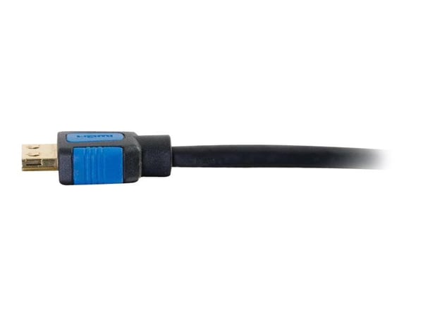 C2G 3ft HDMI Cable with Gripping Connectors - High Speed 4K HDMI Cable - 4K 60Hz - M/M - HDMI-kabel med Ethernet - HDMI hann til HDMI hann - 91.4 c...