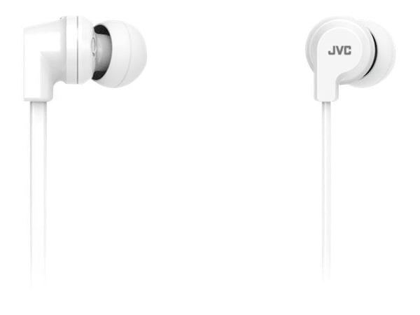 JVC HA-FX21BT - Ørepropper med mikrofon - i øret - Bluetooth - trådløs - hvit