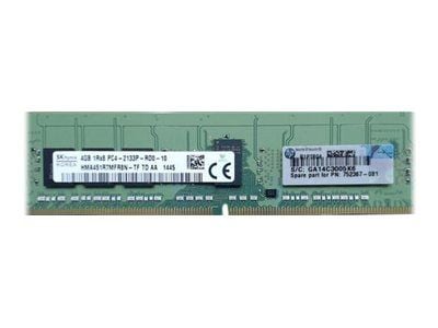 HPE - DDR4 - modul - 4 GB - DIMM 288-pin - 2133 MHz / PC4-17000 - CL15 - 1.2 V - registrerad - ECC